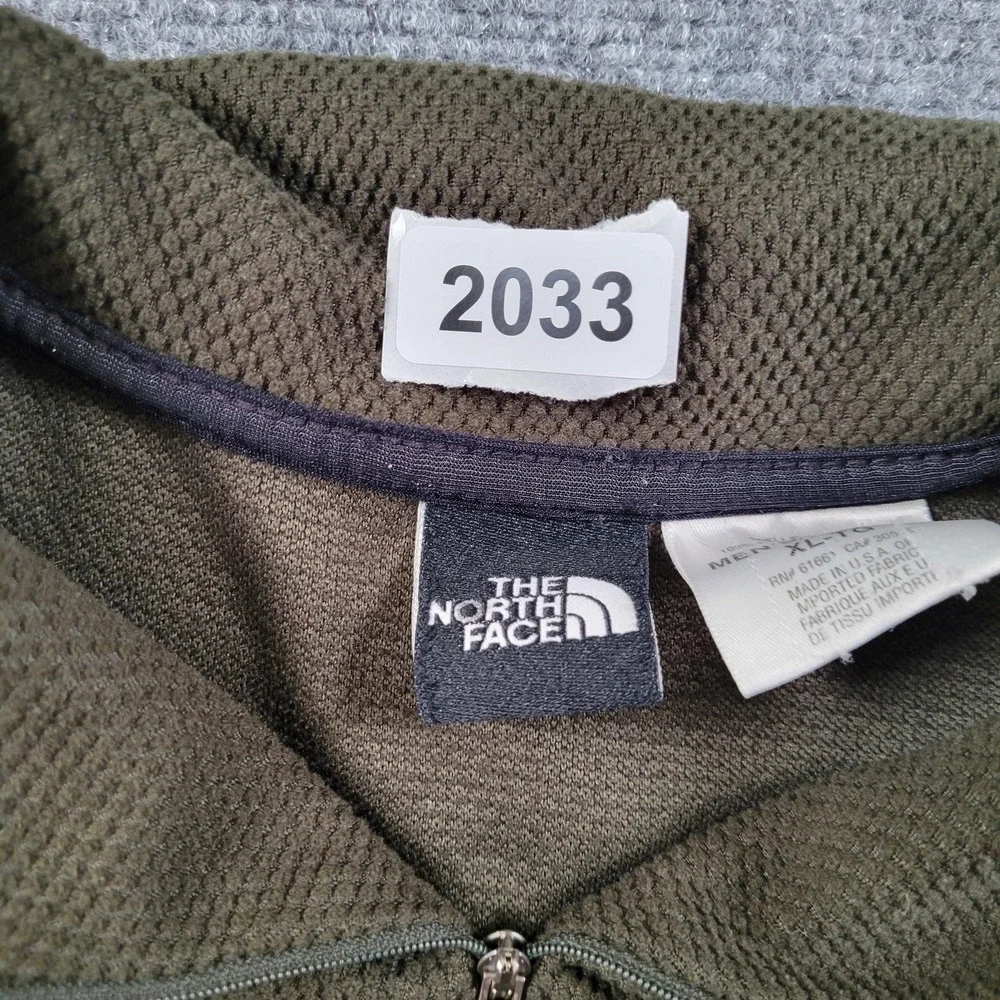 North Face Pullover Mens XL‎ Glacier Fleece Textured Waffle-Grid TKA 100 USA 90s